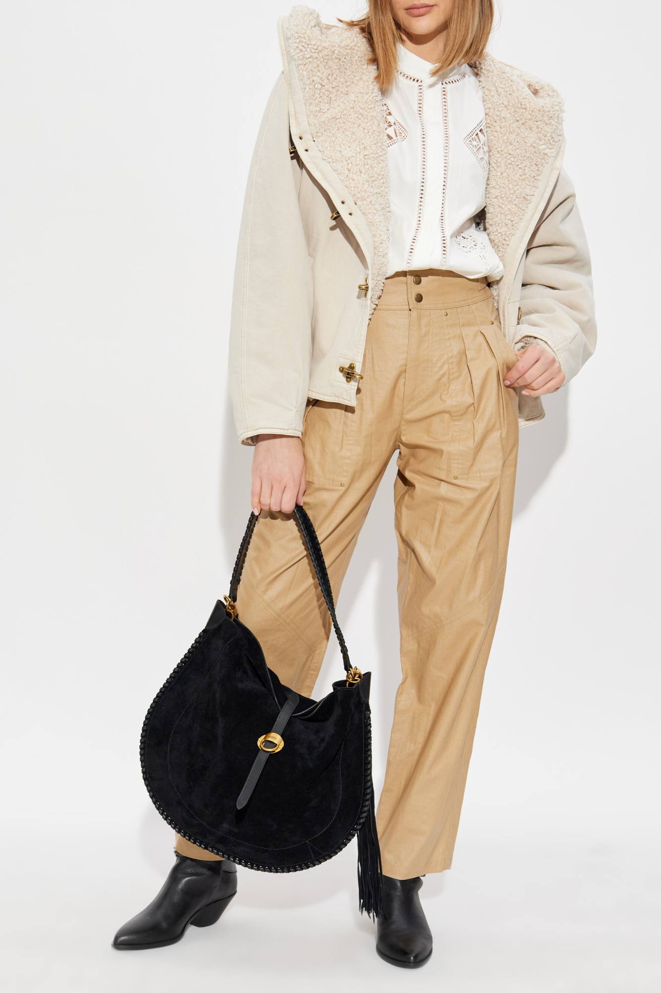 Tシャツ・カットソー Isabel Marant SS25 'Soeline' shirt (CH0203FAC1J11I 20WH) Isabel Marant Long shirt Soeline | Women's Clothing | Vitkac